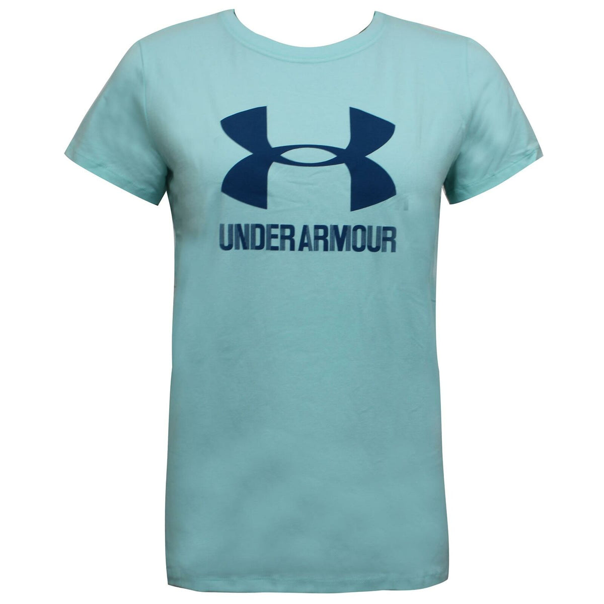Under Armour T-Shirt Logo Graphic Womens Aqua T-Shirt