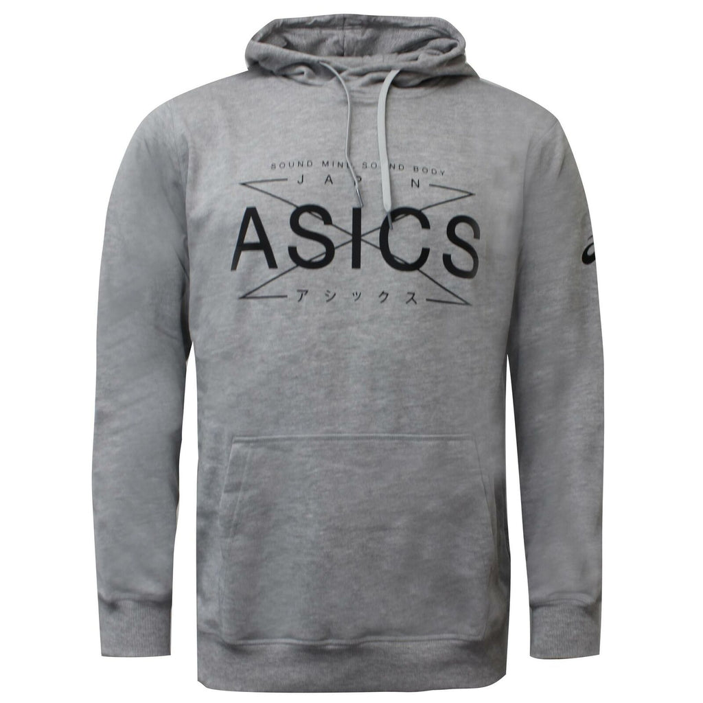 Asics Training Club Mens Grey Hoodie