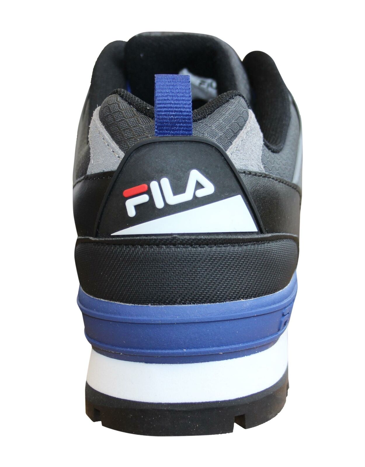 Fila Trailstep Low Mens Trainers Grey Leather Lace Up Casaul Shoes 1010706 7ZW