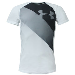 Under Armour Microthread Vanish Mens White T-Shirt