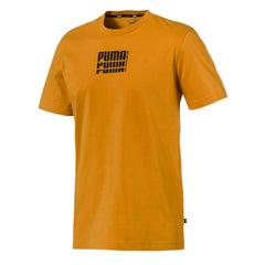 Puma Rebel Up Mens Yellow T-Shirt