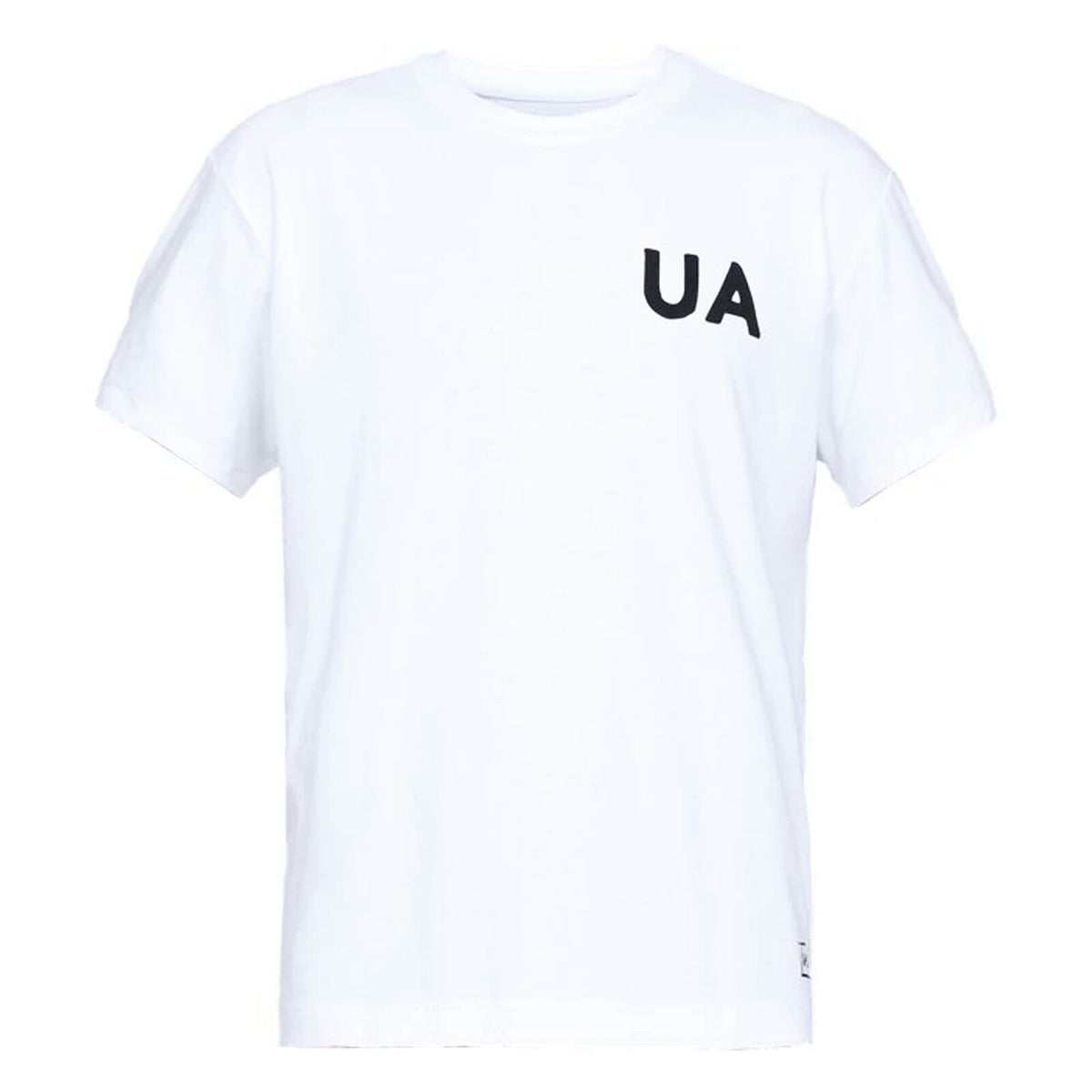 Under Armour Logo Mens White T-Shirt