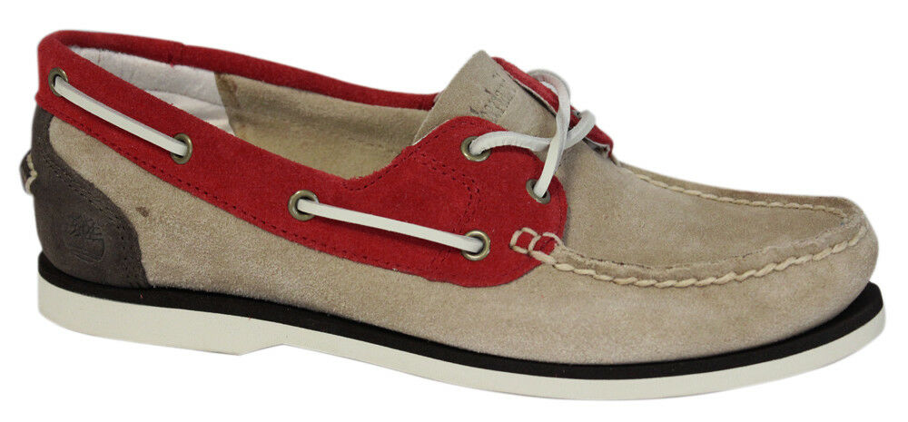 Timberland Earthkeepers Womens Beige Boat Shoes