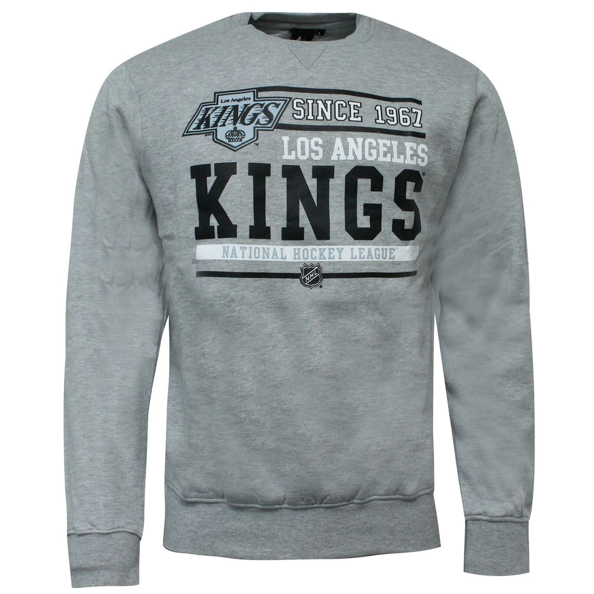 Majestic Team Apparel LA Kings Mens Grey Sweater