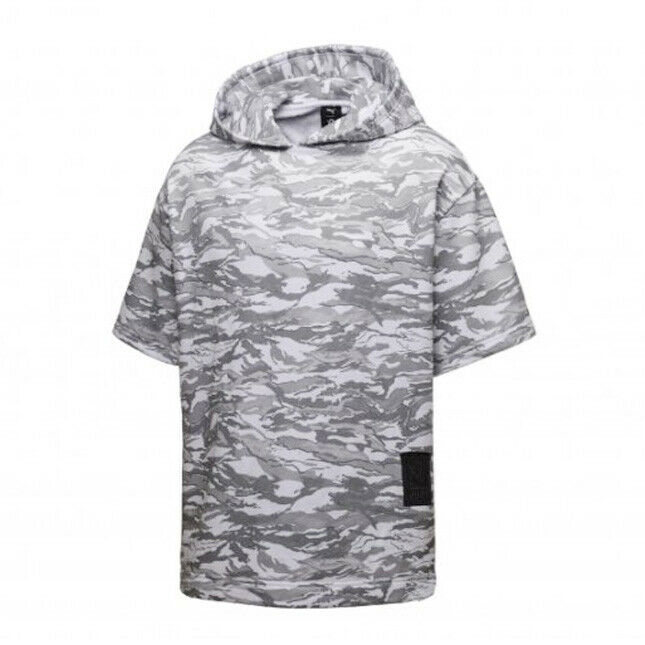 Puma XO The Weeknd Mens Grey/Camo Hoodie