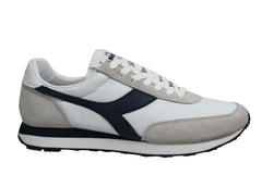 Diadora Heritage Koala White Leather Low Lace Up Mens Running Trainers C4656