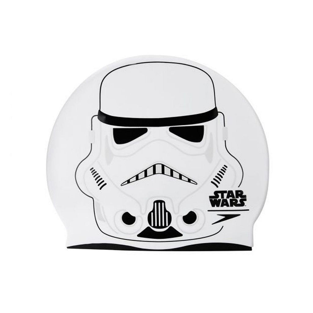 Speedo Star Wars White Printed Silicone Swimming Cap