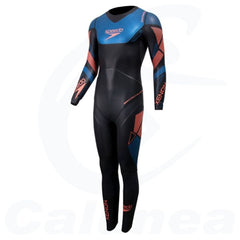 Speedo Fastskin Fullsuit Xenon Black/Blue Mens Long Sleeve Wetsuit 8 11413C144