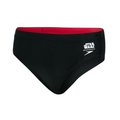 Speedo Stretch Waist Star Wars Troop Logo Kids Black Placement Briefs