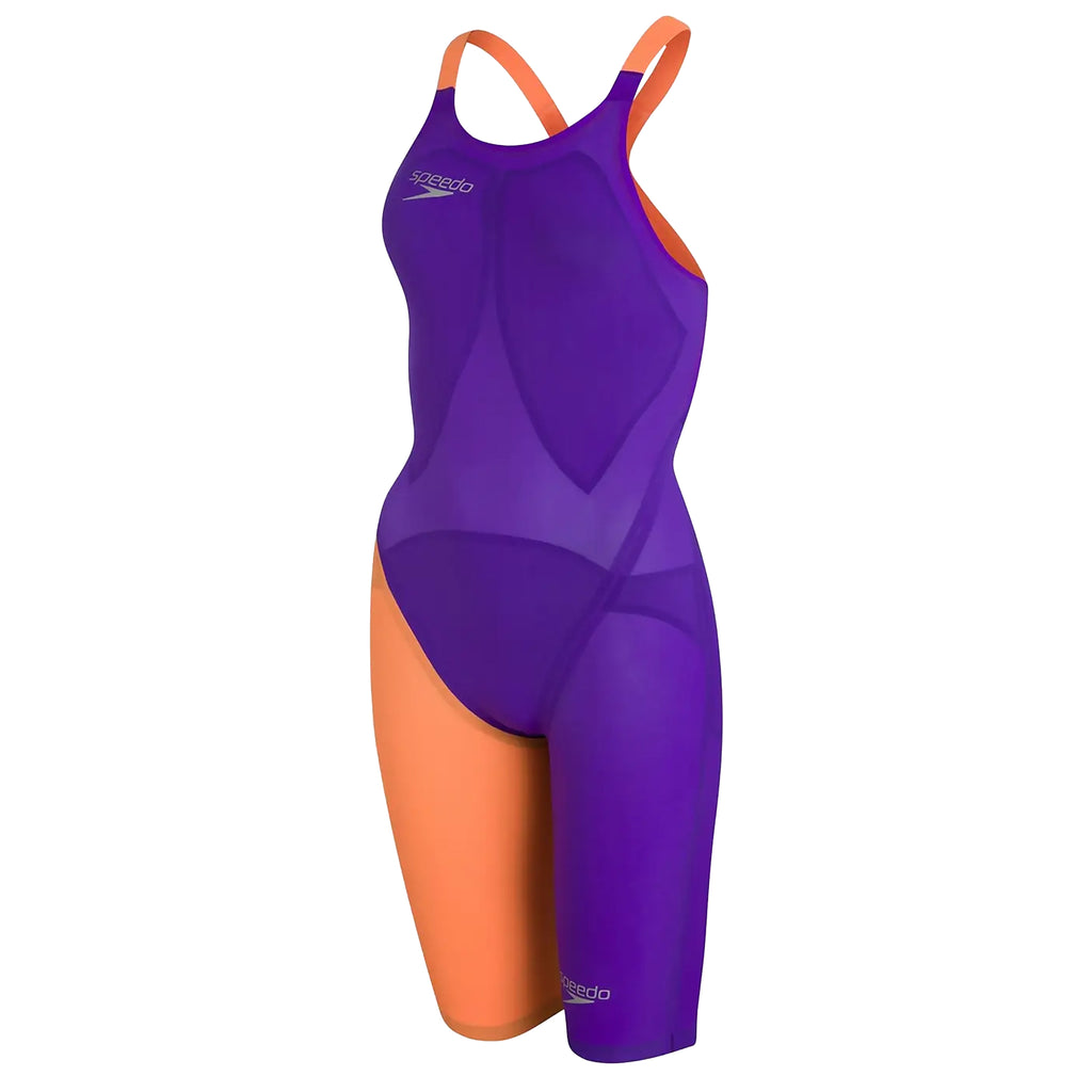 Speedo Fastskin LZR Elite 2 Openback Kneeskin Womens Purple Swimwear 8 09170F160