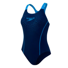 Speedo Medalist Navy Swimming Costume