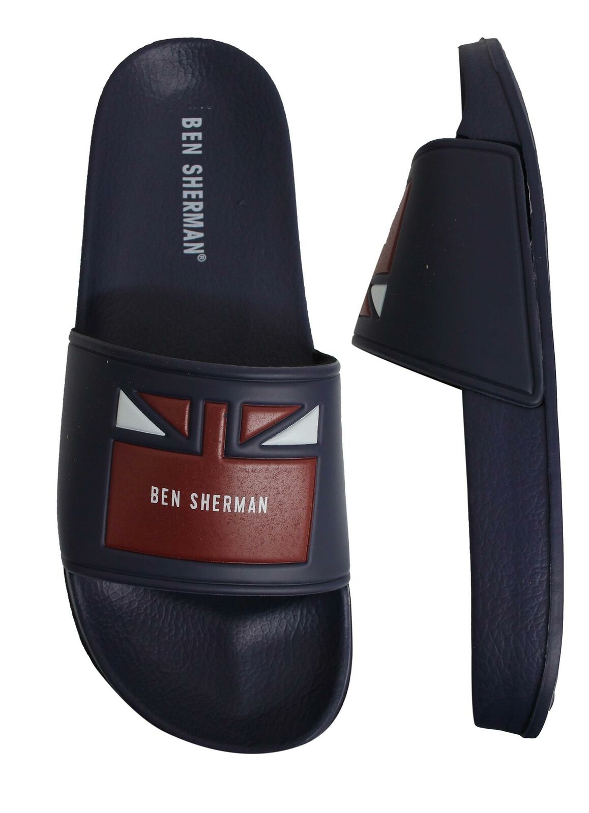 Ben Sherman Jet Mens Navy Sliders