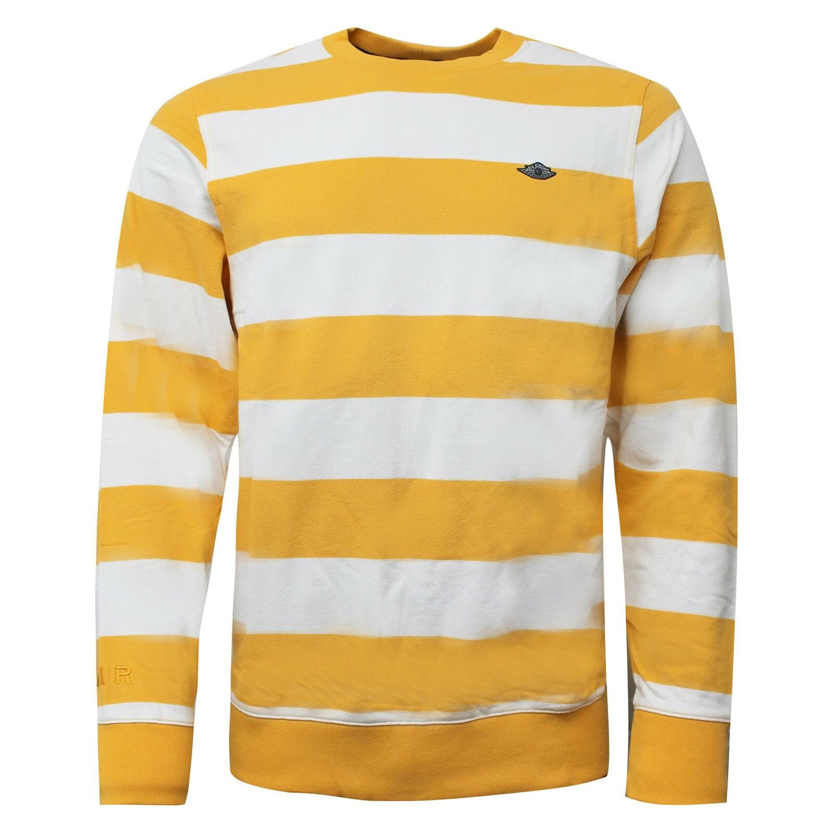 Air Jordan Long Sleeved Crew Sweatshirt Jumper Yellow - Mens