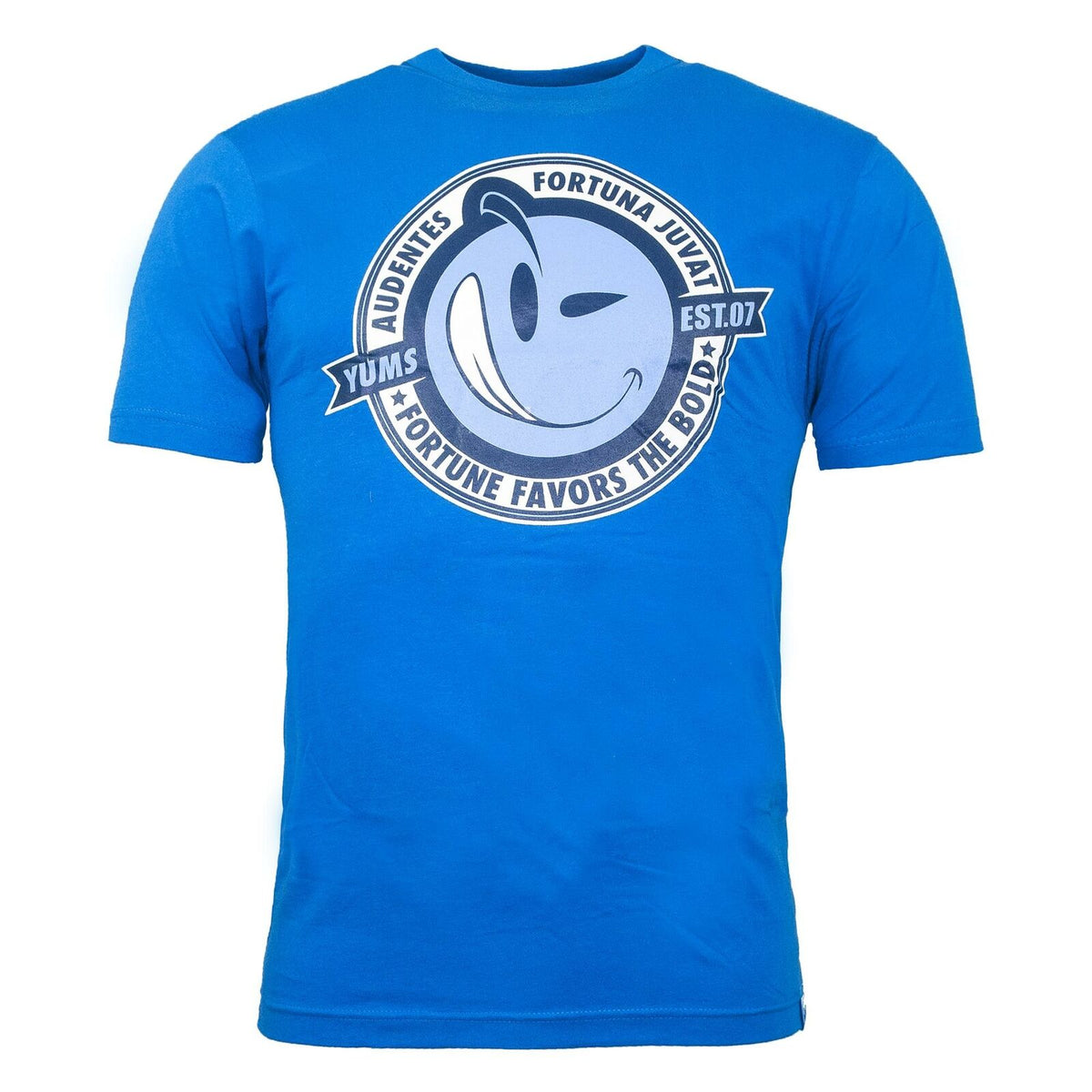 Yums Mens Graphic Blue T-Shirt