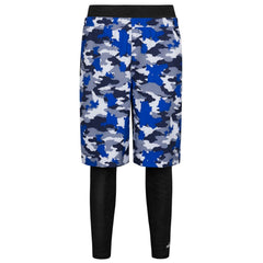 Puma x 1 FC Herzogenaurach 2 In 1 Mens Blue Camo Shorts