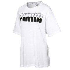 Puma Rebel Boyfriend Womens White T-Shirt