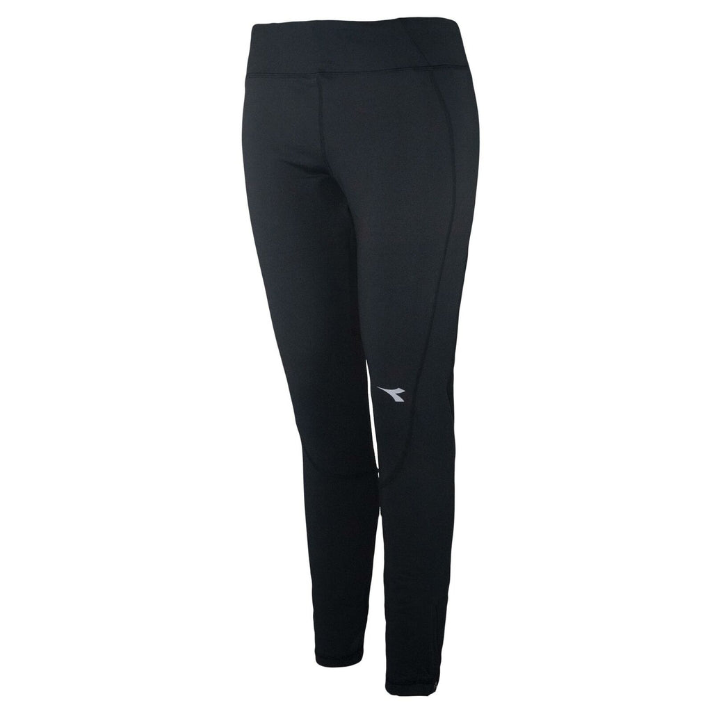 Diadora Stretch Fit Womens Black Leggings