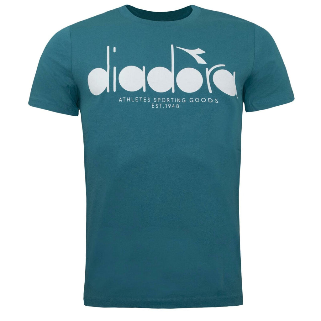 Diadora Bay Mens Blue T-Shirt