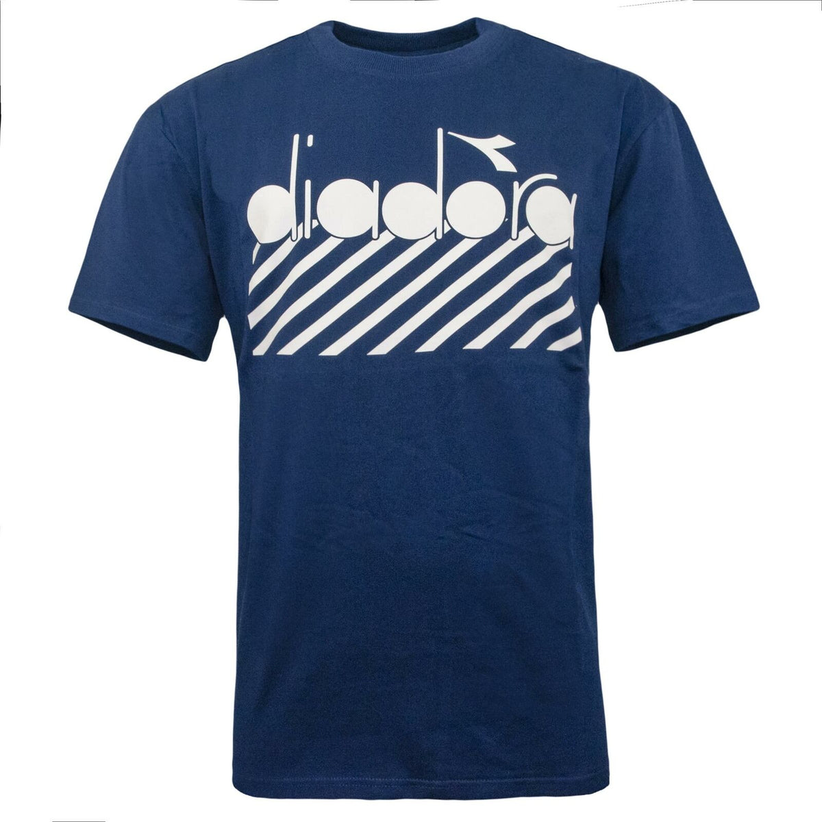 Diadora Logo Mens Blue T-Shirt