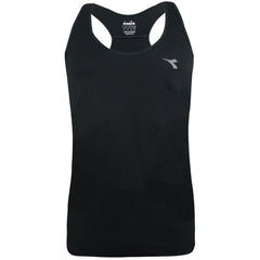 Diadora Logo Womens Black Vest