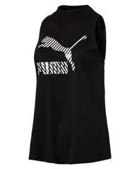 Puma Clash AOP Womens Black Vest