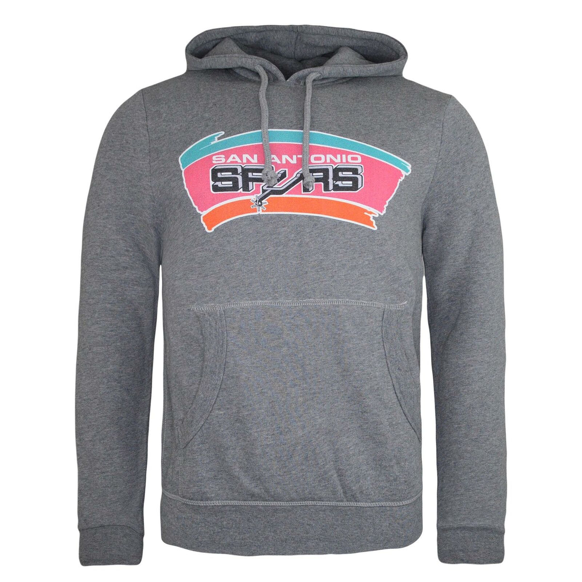 Mitchell & Ness Mens San Antonio Spurs Mens Grey Hoodie