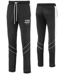 Puma Hoops Since 73 Mens Black Joggers