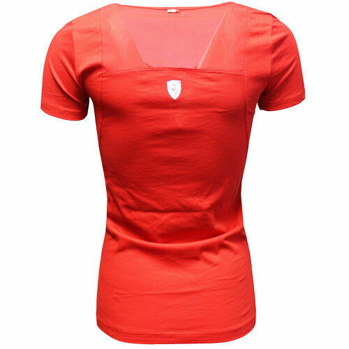 Puma Scuderia Ferrari Womens Red T-Shirt