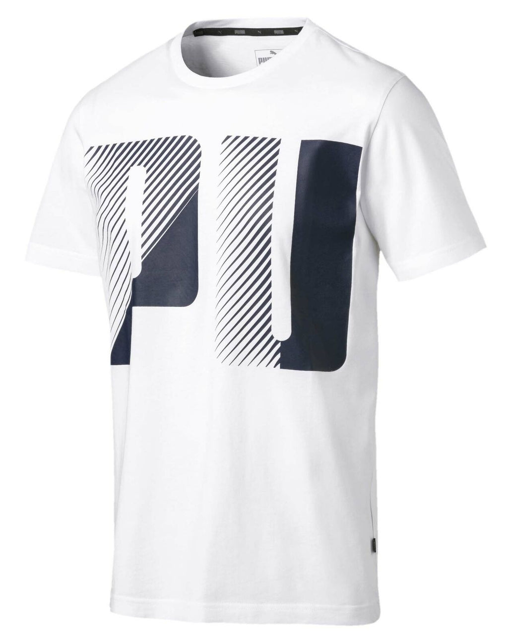 Puma Summer Logo Mens White T-Shirt