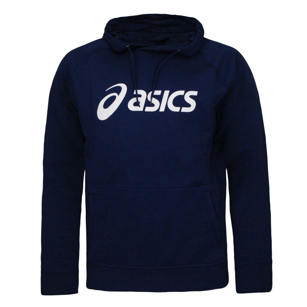 Asics Logo Mens Navy Hoodie