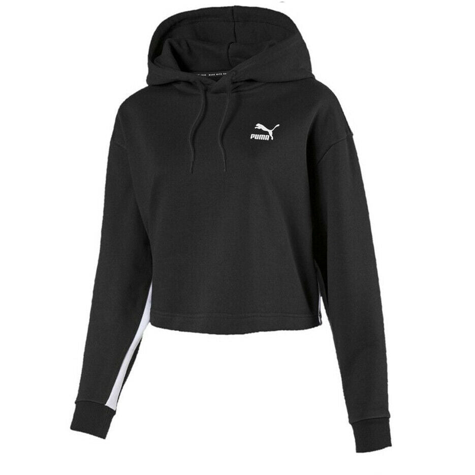 Puma Classics Womens Cropped Hoodie