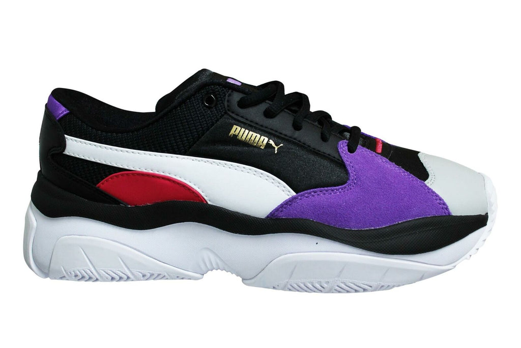 Puma Storm.Y Mens Black/Violet Trainers