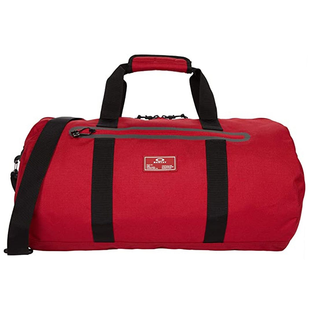 Oakley College Mens Red Duffel Bag