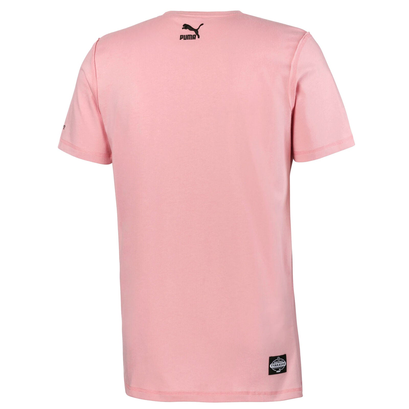 Puma x Tyakasha Mens Embroidered Pink T-Shirt