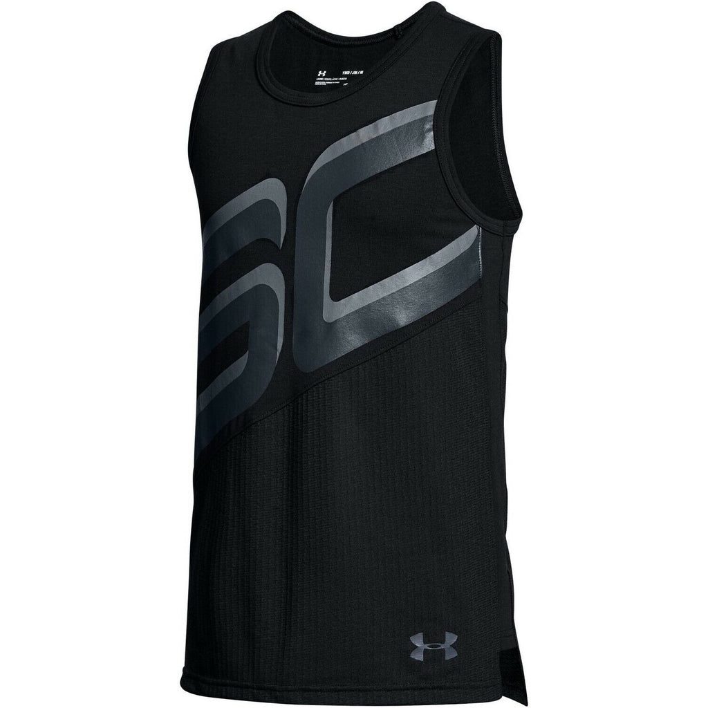 Under Armour Stephen Curry Boys Graphic Black Vest