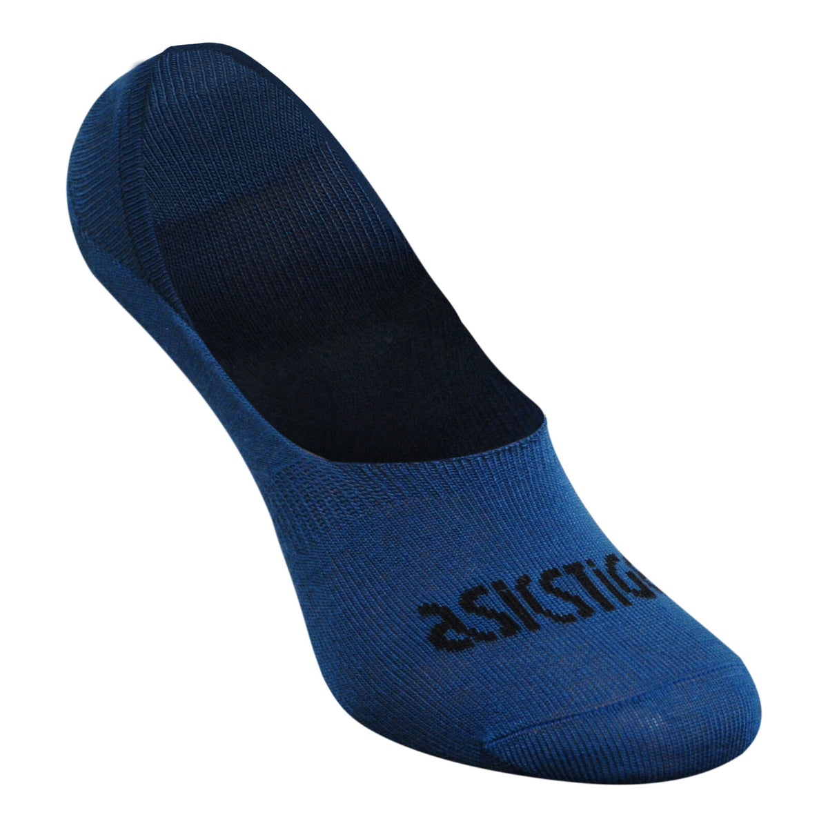 Asics Logo Blue No Show Socks - Mens