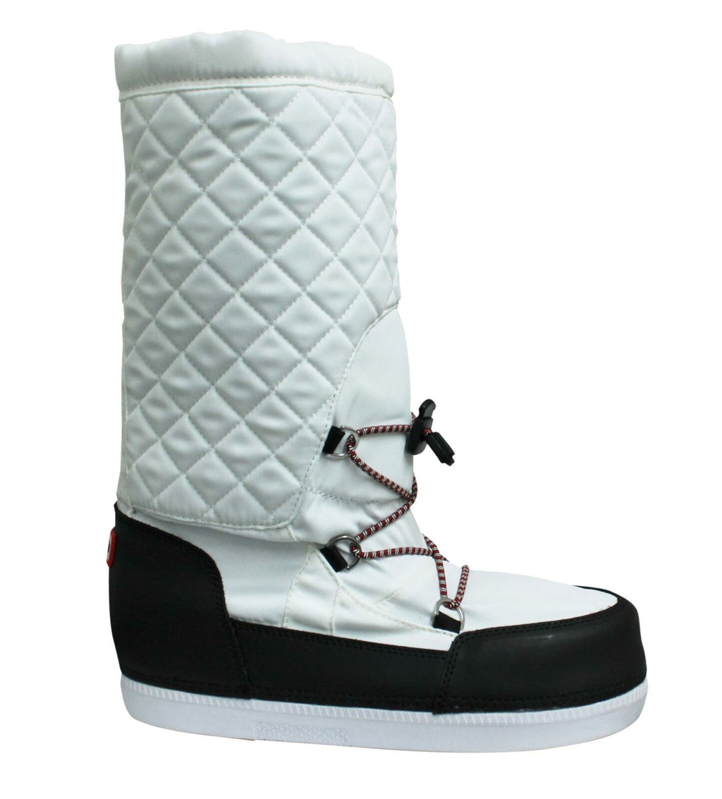 Hunter Original Snow Quilted Womens White Boots