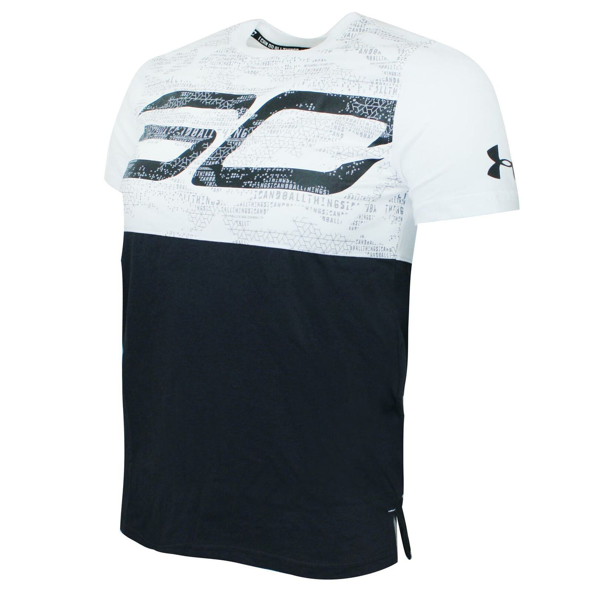 Under Armour x Stephen Curry Kids Black/White T-Shirt