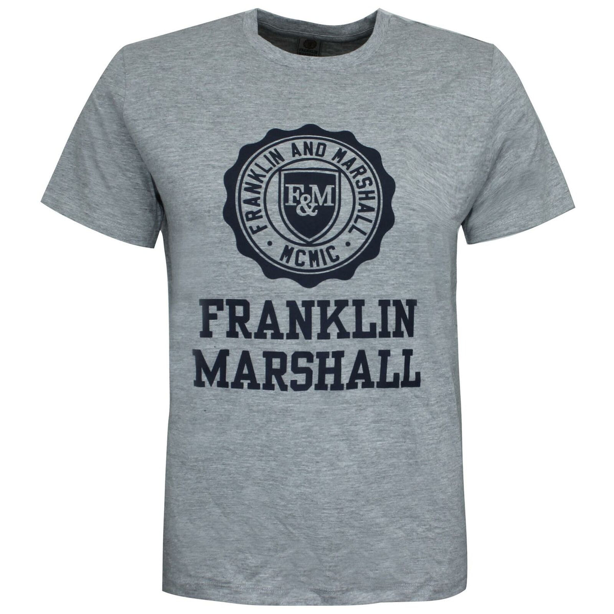 Franklin and Marshall Logo Kids Grey T-Shirt