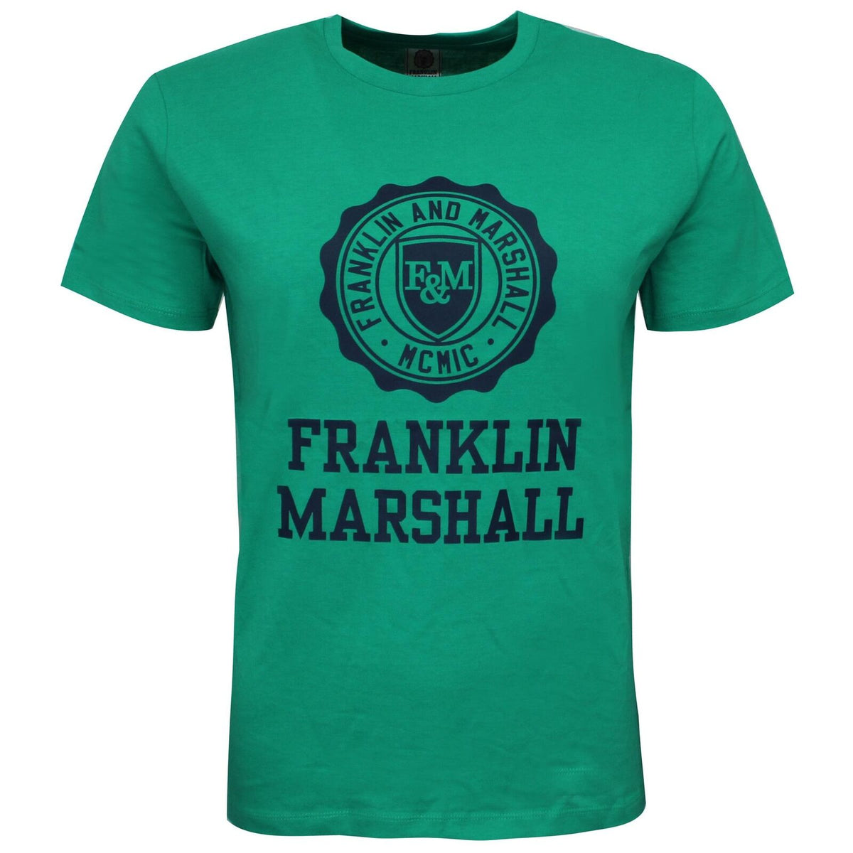 Franklin and Marshall Logo Kids Green T-Shirt