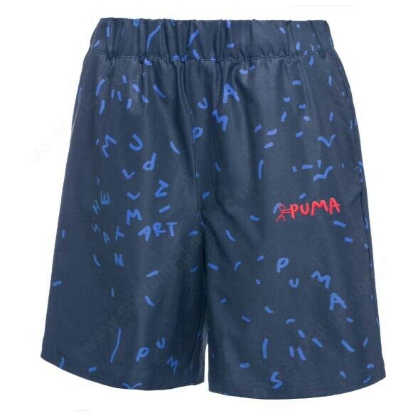 Puma x Shantell Martin Womens AOP Navy Shorts