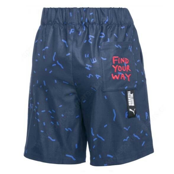 Puma x Shantell Martin Womens AOP Navy Shorts