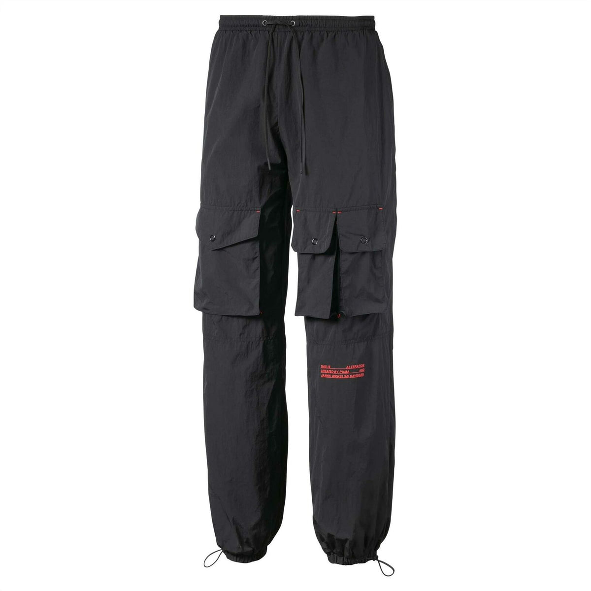 Puma Woven Alteration Mens Black Cargo Track Pants