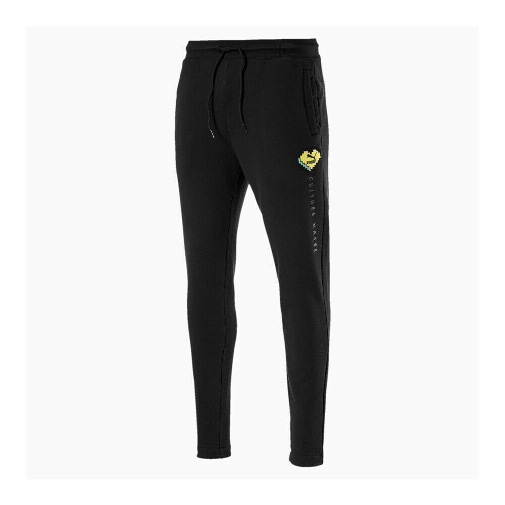 Puma Pop Style Culture Maker Mens Black Track Pants