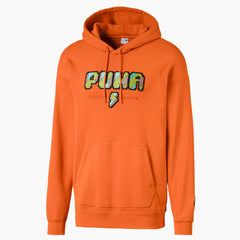 Puma Pop Style Culture Maker Mens Orange Hoodie