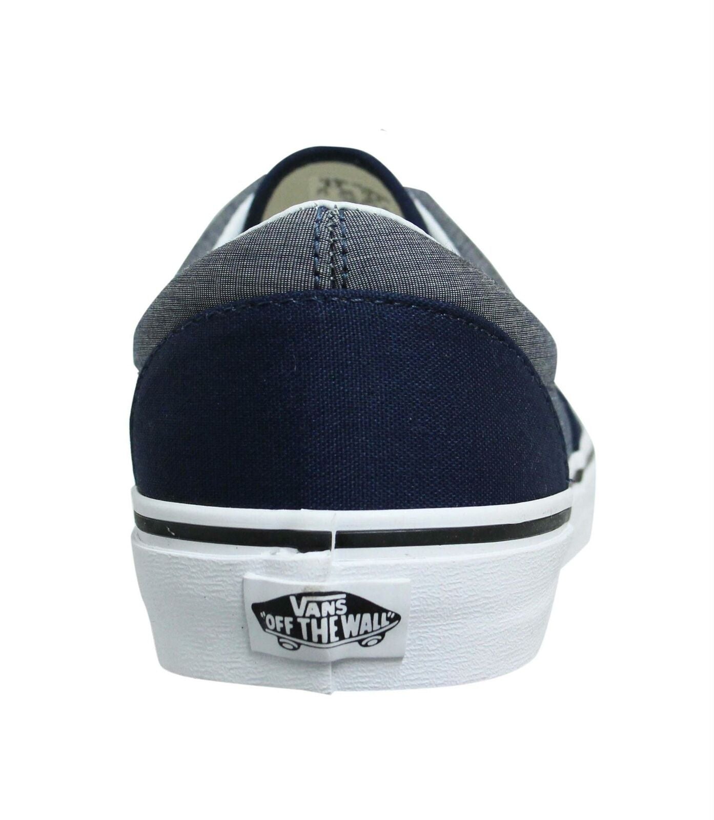 Vans Off The Wall MLX Chambray Blue Low Lace Up Plimsolls Shoes - Mens