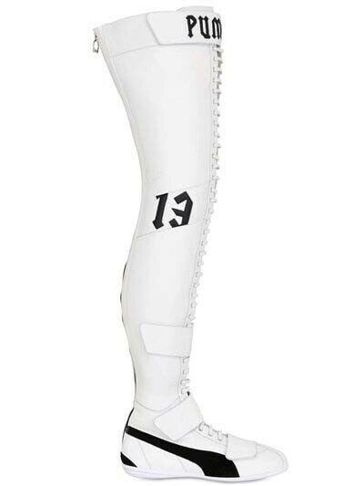 Puma x Rihanna Fenty Over The Knee Womens White Boots