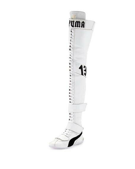 Puma x Rihanna Fenty Over The Knee Womens White Boots