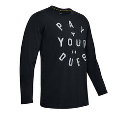 Under Armour x Project Rock Black T-Shirt - Mens