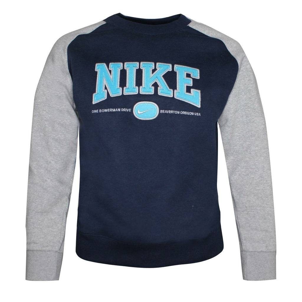 Nike Beaverton Oregon USA Boys Sweatshirt Navy 491389 452